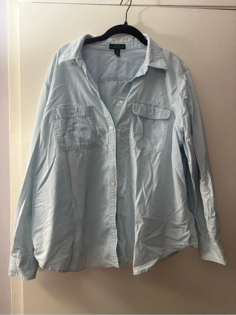 Ralph Lauren Light Blue Button-Down Shirt - Picture 2 of 3